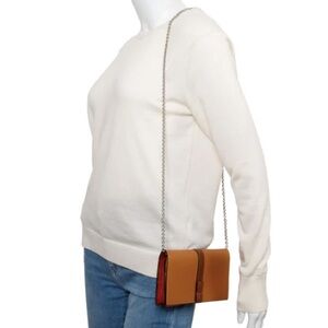 SOLD PRIVATELY - Loewe Anagram leather wallet on chain